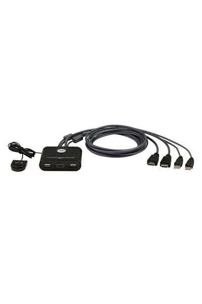Aten CS22HF Switch KVM USB HDMI cu 2 porturi, Full HD 1920x1200