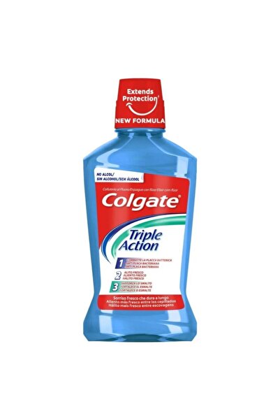 Colgate Set 3 x Apa de Gura Plax Clean Mint, 500 ml