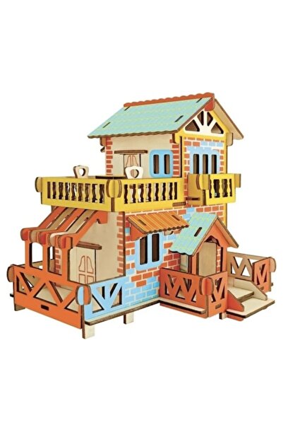 OEM Macheta 3D din Lemn – Macheta Country Cottage 73 piese ,Asamblare Fara Li...