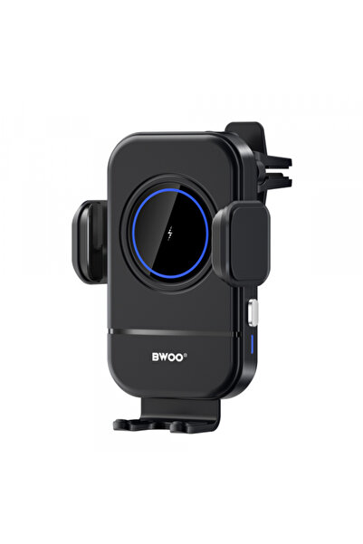 Bwoo Incarcator Auto Wireless ZJ137, 15W, 1.67A, Negru