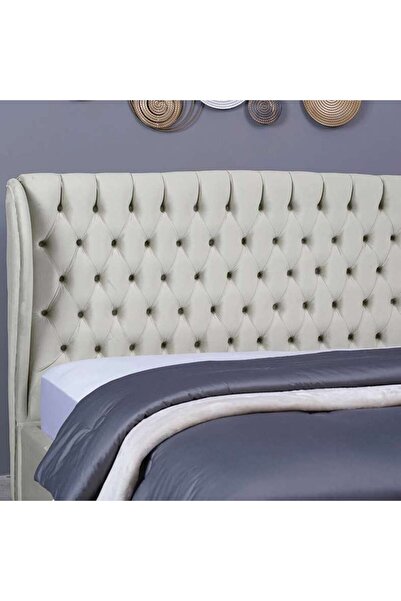 PAN HOME PLUTO HEADBOARD VELVET WHITE L-180 : H-125 CM