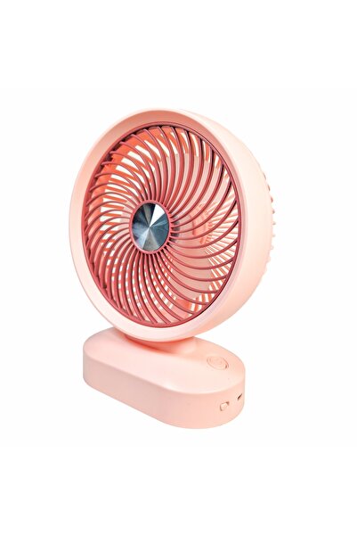 Naimeed Company Ventilator, cu baterie, Naimeed D5851, USB, Roz, 197x255x78mm