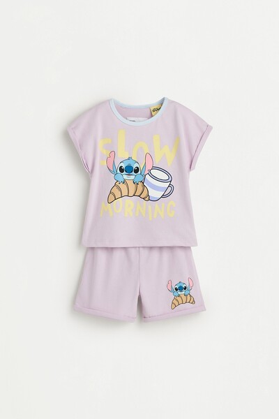 LEFTIES Stitch ©Disney kısa pijama takımı
