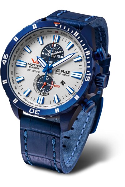 Vostok Europe Ceas bărbătesc YM8J-320D657 — albastru marin, clasic, rezistent...