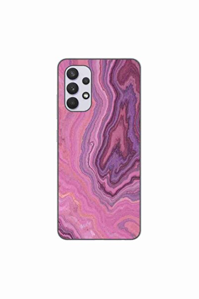 OEM Husa compatibila cu Samsung Galaxy A32 5G Silicon Gel Tpu Model Pink Quar...