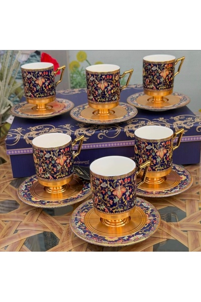 ERVA LÜX FİNCAN TAKIMI 6 KİŞİLİK