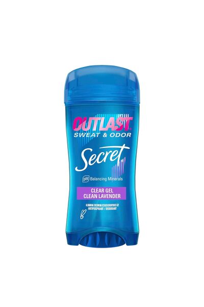 Secret Outlast Clear Gel Clean Lavender Roll on 2.6 oz 73 gr