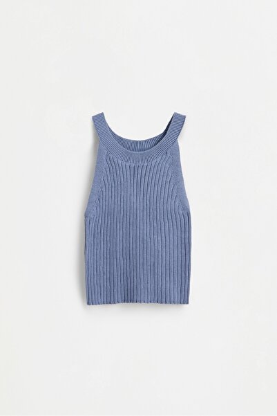 LEFTIES Triko halter yaka top