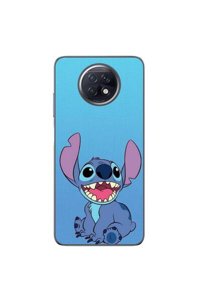 OEM Θήκη συμβατή με Xiaomi Redmi Note 9T Σιλικόνης Gel TPU με σχέδιο Stitch Μπλε