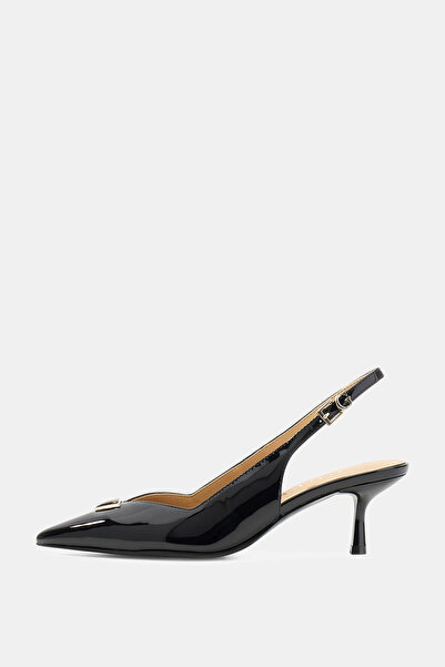 Guess Yannicke Women's Black Ballerina Flats Fltynnpaf05-Black