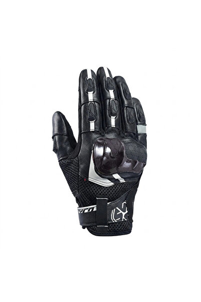 kuzey motor Mc117 Black Summer Gloves (Most Certified)