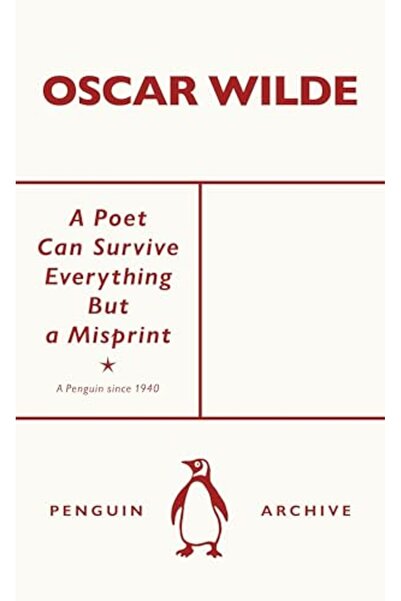 Penguin Press A Poet Can Survive Everything But a Misprint