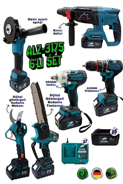 ALLİZER GERMAN ALLIZER ALZ-3175 6'lı Dev Kombo Set