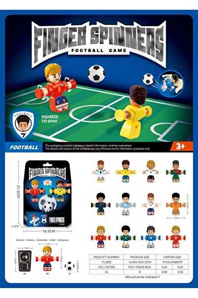 carioca Finger Spinners Football Game- 2 FUTBOLCU