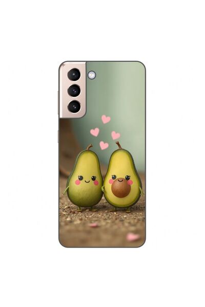 OEM Husa compatibila cu Samsung Galaxy S21 Silicon Gel Tpu Model Kawaii Avoca...