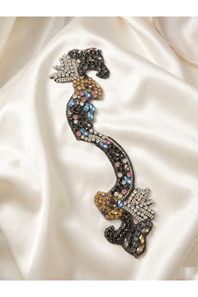 pırıltı fashıon and stone tekstil, hazır giyim Haute Couture Multicolor Cryst...