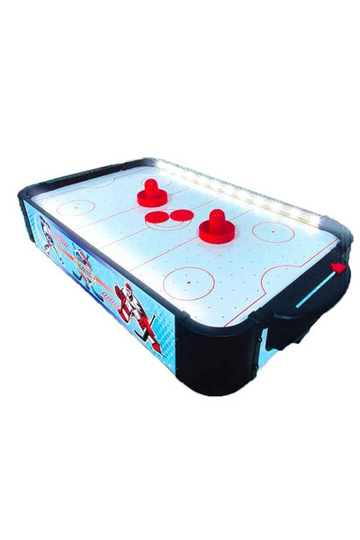 Feyza Oyuncak LED Işıklı Masaüstü Hava Hokeyi | 4 Yaş+ | 5 Parça | Refleks Ge...