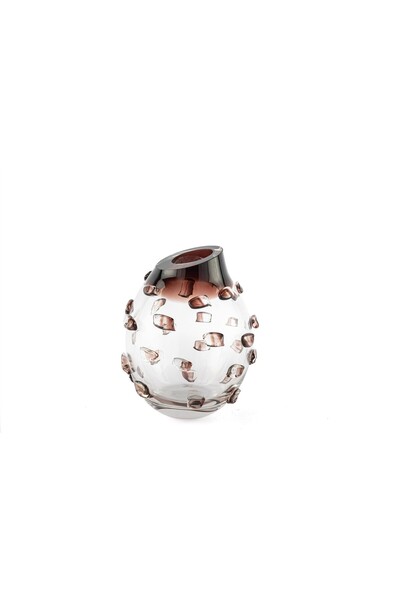 Mikasa Moor Coffee Transparent Crystal Glass Vase 23X27Cm