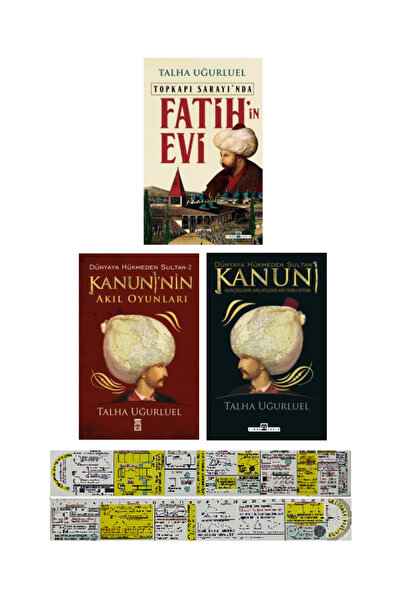 Timaş Yayınları Talha Uğurluel 3 Kitap Set / Topkapı Sarayı'nda Fatih'in Evi ...