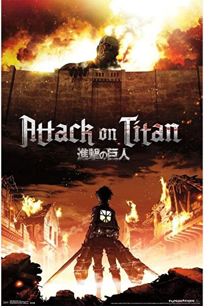 ESSESORIES Attack on Titan Anime Poster Wall Art Room Decor Self Adhesive