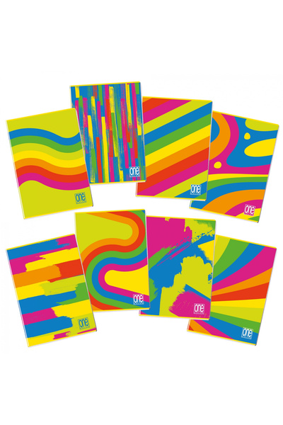 MC Micostore Caiet A4 cu Jolly Page - One Color Fanta Fluo, 80 g/m2, 40 pag. ...