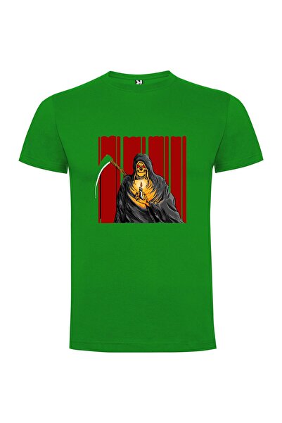 iLovePrints Flaming Death Reaper Tshirt