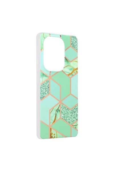 Techsuit Σειρά Μάρμαρο - Xiaomi Redmi Note 13 Pro 4G / Poco M6 Pro 4G - Πράσι...