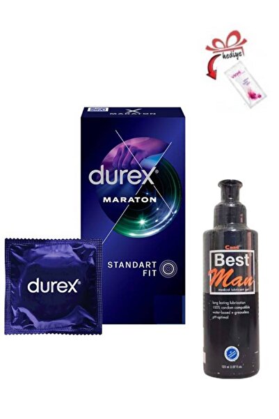 Durex Maraton 5'li Prezervatif-Su Bazlı Uyarıcılı Kayganlaştırıcı+Temizlenme ...