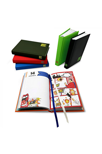 MC Micostore Jurnal One Color - Adolescenti-baieti, 13x18 cm, 80 g/m2, 6 culo...