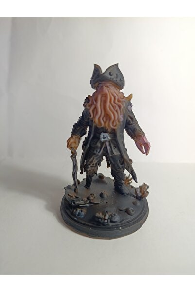 U3D Davy Jones Figürü - Karayip Korsanları - Koleksiyonluk - Dekoratif