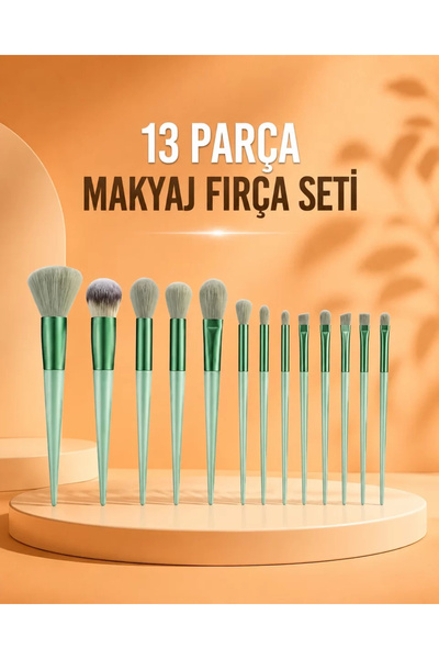 Lura Trend 13 Pieces Makeup Brushes Set Eyeshadow Brush Blush Brush Soft Tipped