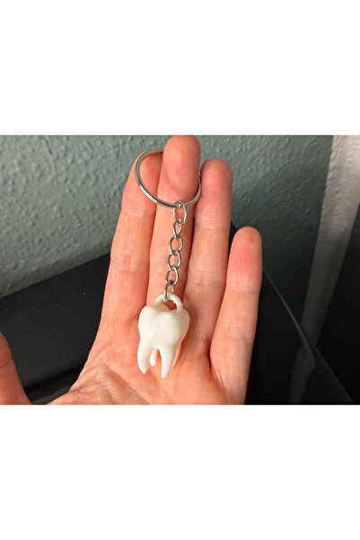 SORA DESIGN Tooth-Shaped Keychain - Accessory for Dentists and Students