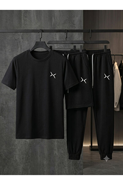 Gutsy TRICOU, PANTALONI DE TRENING, PANTALONI SCURȚI, COMBINARE 3 PIESE, SUBȚ...