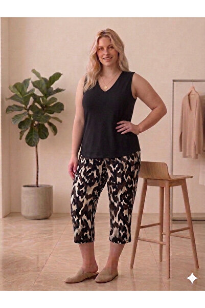 Vinola Large size viscose combed fabric comfortable cut capri set