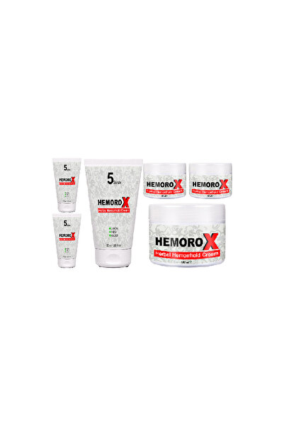 Hemorox Kremi Seti - 3er Tane Kavanoz + Tüp Krem