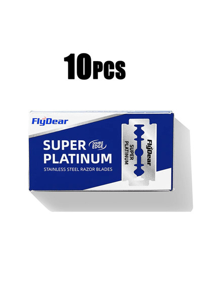 Choice7 10pcs 10/40/80pcs Stainless Steel Razor Blade Old-Fashioned Manual Do...