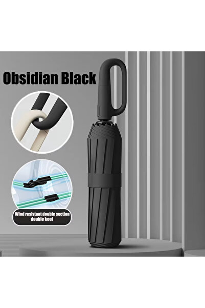 Choice1 Aluminum 16K Obsidian Black Extra-large reinforced UV-resistant windp...