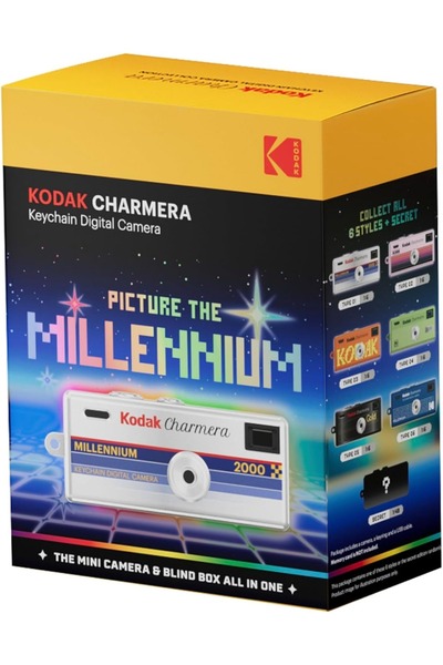 Kodak صندوق مفاجآت كاميرا رقمية صغيرة على شكل سلسلة مفاتيح - علبة فردية (قطعة...