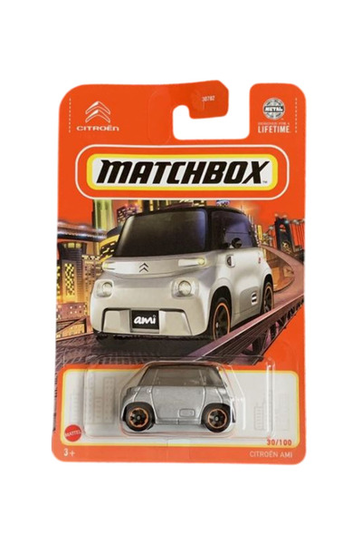 Matchbox Citroen Ami (1/64) Overseas Long Cardboard Box - Hvl45
