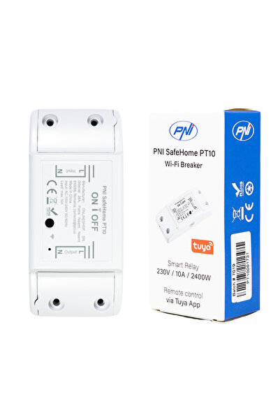 PNI Releu inteligent SafeHome PT10 WiFi, ON / OFF iesire 230V 10A, comanda pr...