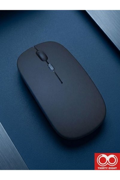 Thirty Eight Sessiz Mouse Wireless 2.4 Ghz & Bluetooth Uyumlu Kablosuz Şarj E...