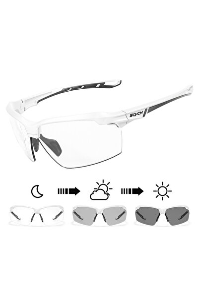 Choice1 Photochromic-05 SCVCN Photochromic Cycling Glasses Outdoor Running Su...