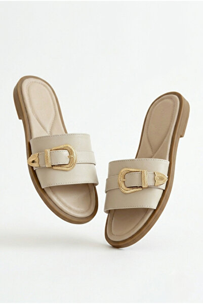 Zerenyus Orja Beige Daily Lightweight Women's Slippers