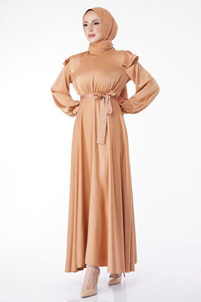 TOFİSA Rochie de seară prințesă cu mâneci Rochie Mink - 24887