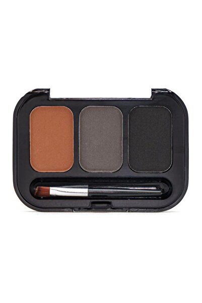 3B Trend Rose Perfect Brows 3-Pack Eyebrow Shadow Palette No:3- 24 Hour Lasti...