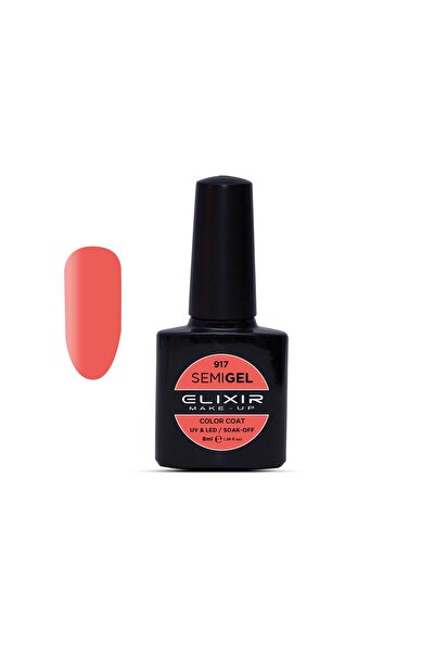 Elixir SEMI GEL (ΗΜΙΜΟΝΙΜΟ ΒΕΡΝΙΚΙ) - 917 (INDIAN Red) 8ML