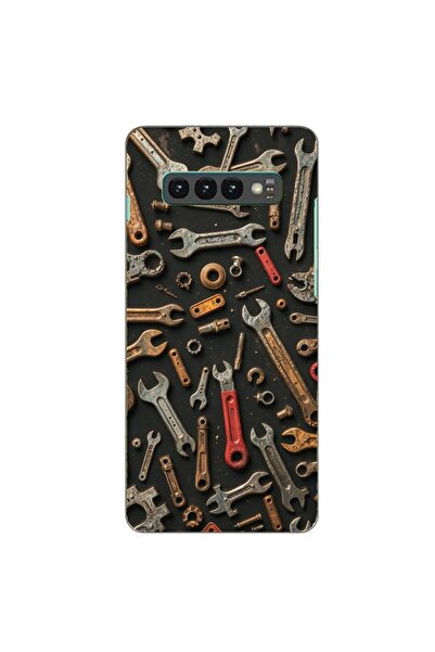 OEM Калъф, съвместим със Samsung Galaxy S10 Plus, силиконов гел TPU модел с д...