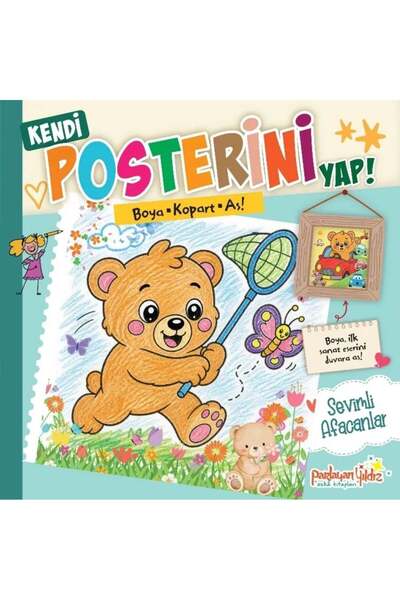 Parlayan Yıldız Kendi Posterini Yap! - Boya Kopart As! Sevimli Afacanlar