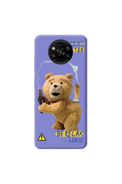 Other Xiaomi Poco X3 /X3 Pro Be Relax Purple Colored Silicone TPU Θήκη
