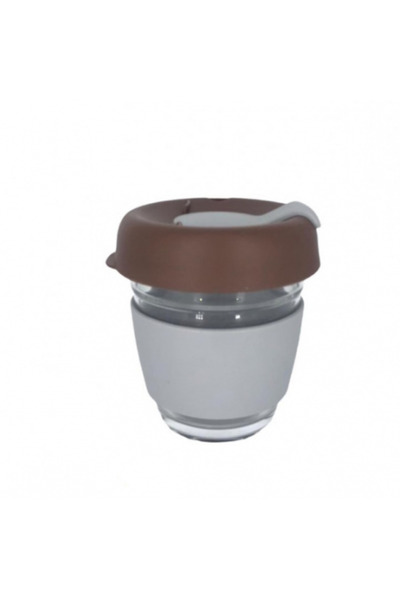 Black Eagle Coffee Mug 8 Oz. Brown Silicone Handle